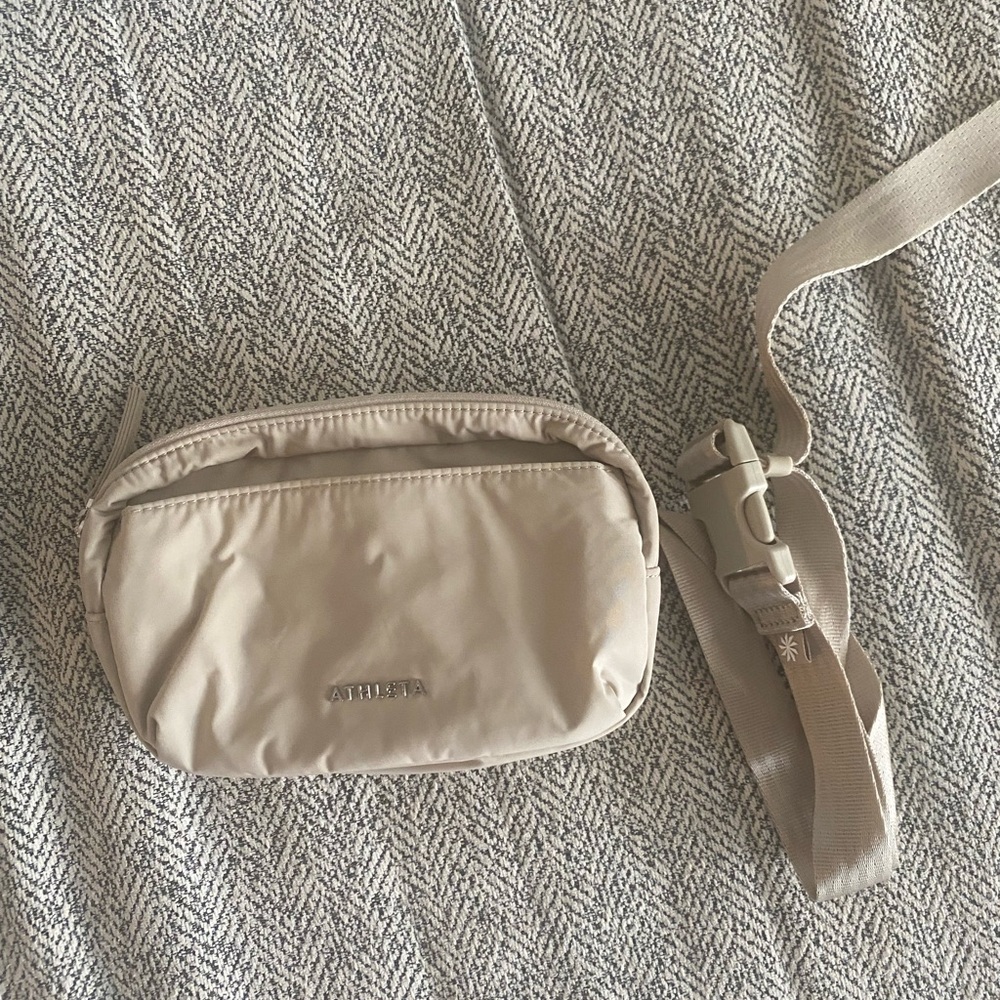 Athleta Tan Crossbody Bag
